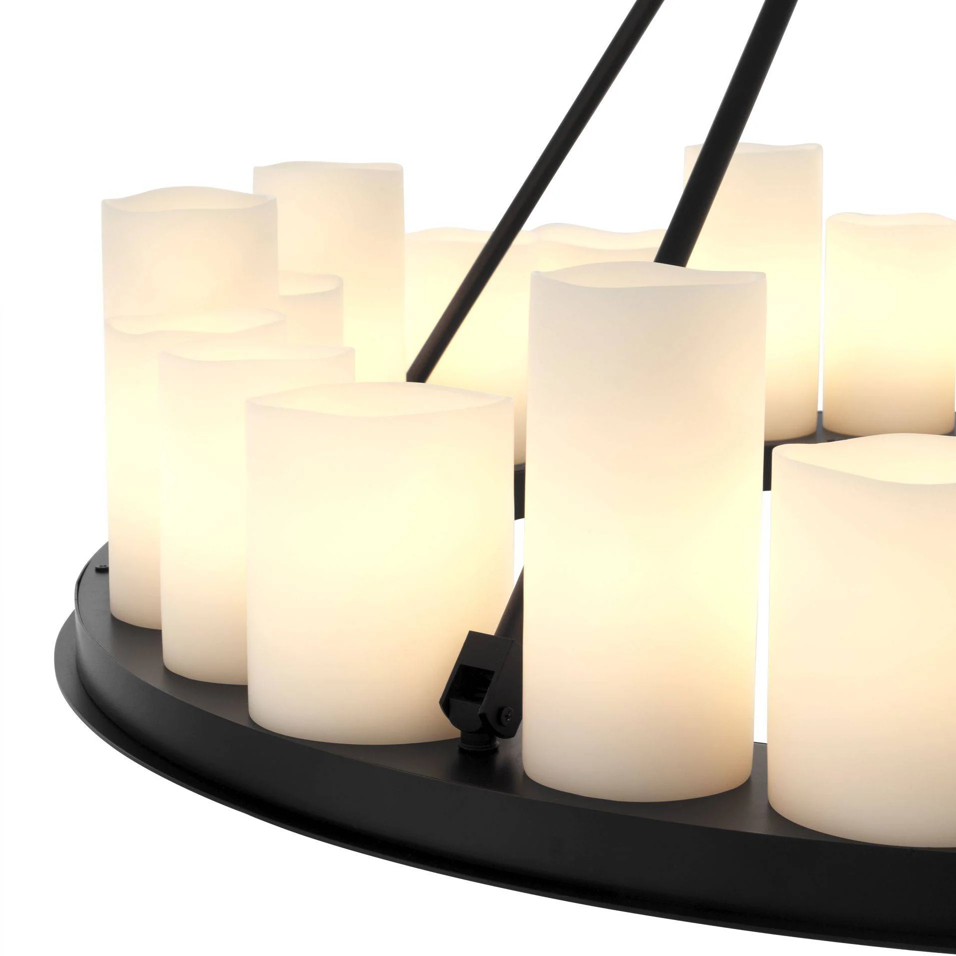 Commodore Ring Modern Chandelier - [Black/Brass] - Image 5
