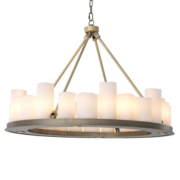 Commodore Ring Modern Chandelier - [Black/Brass] - Image 7