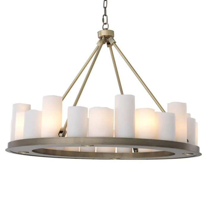 Commodore Ring Modern Chandelier - [Black/Brass] - Image 9