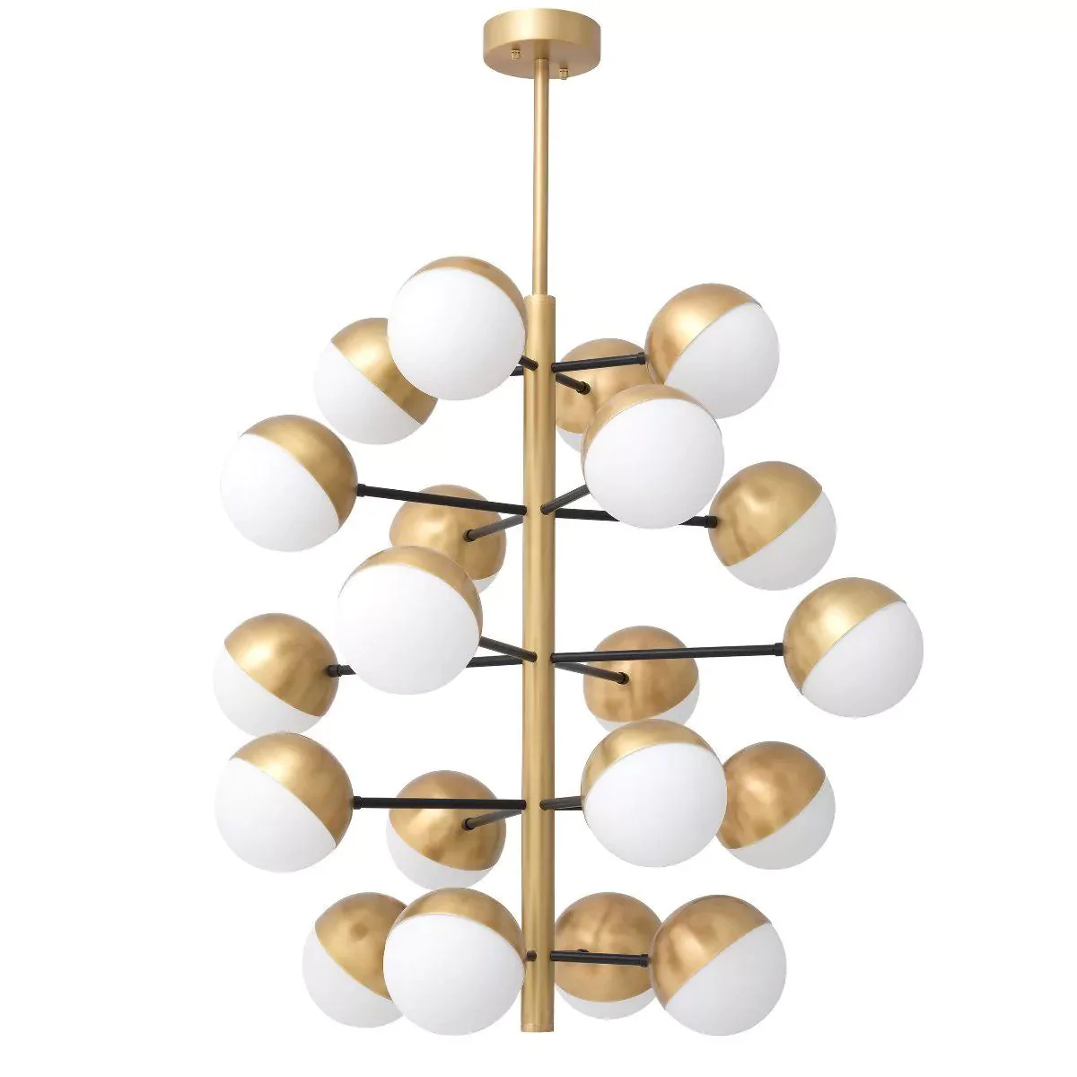 Cona L Modern Brass Chandelier - - Image 2