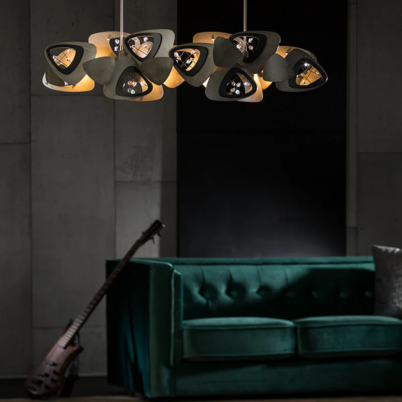 Contemporary Stainless Steel Linear Chandelier - Image 10