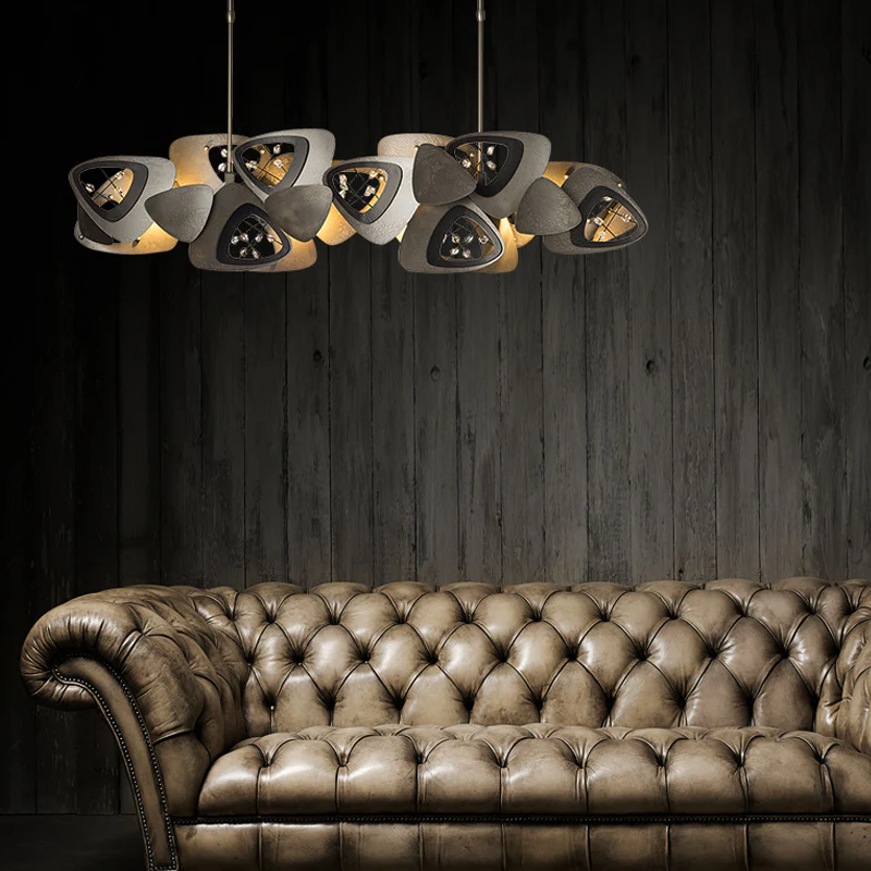 Contemporary Stainless Steel Linear Chandelier - Image 4