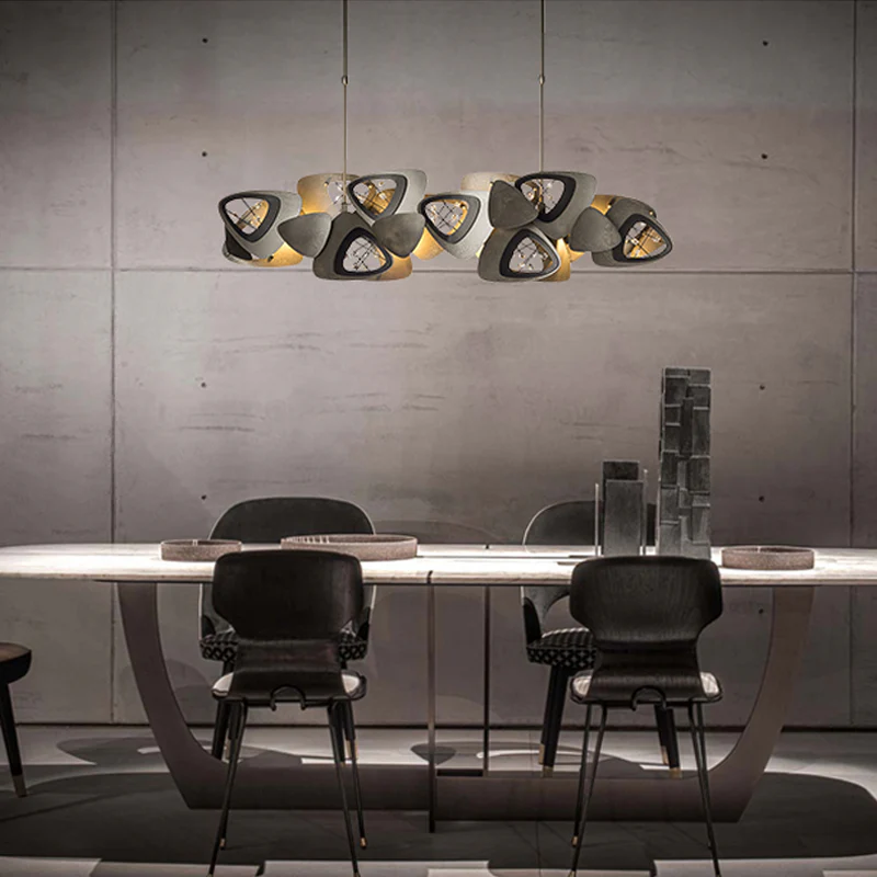 Contemporary Stainless Steel Linear Chandelier - Image 5