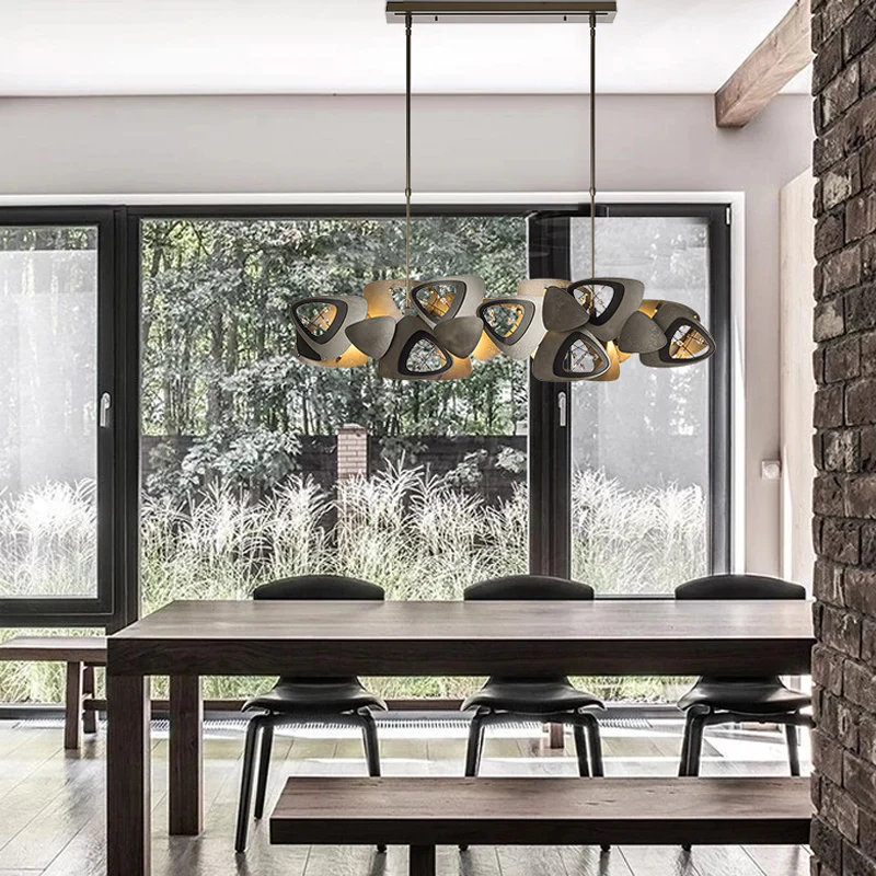 Contemporary Stainless Steel Linear Chandelier - Image 6