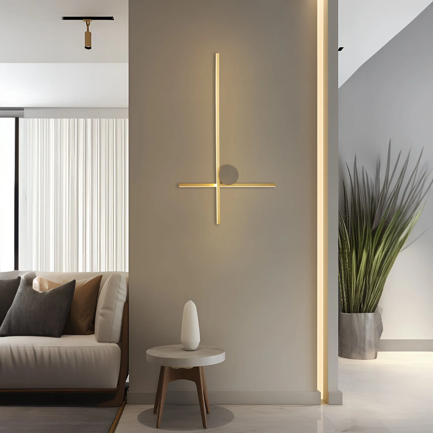 Coordinates 2 Brass Wall Lamp - Image 2