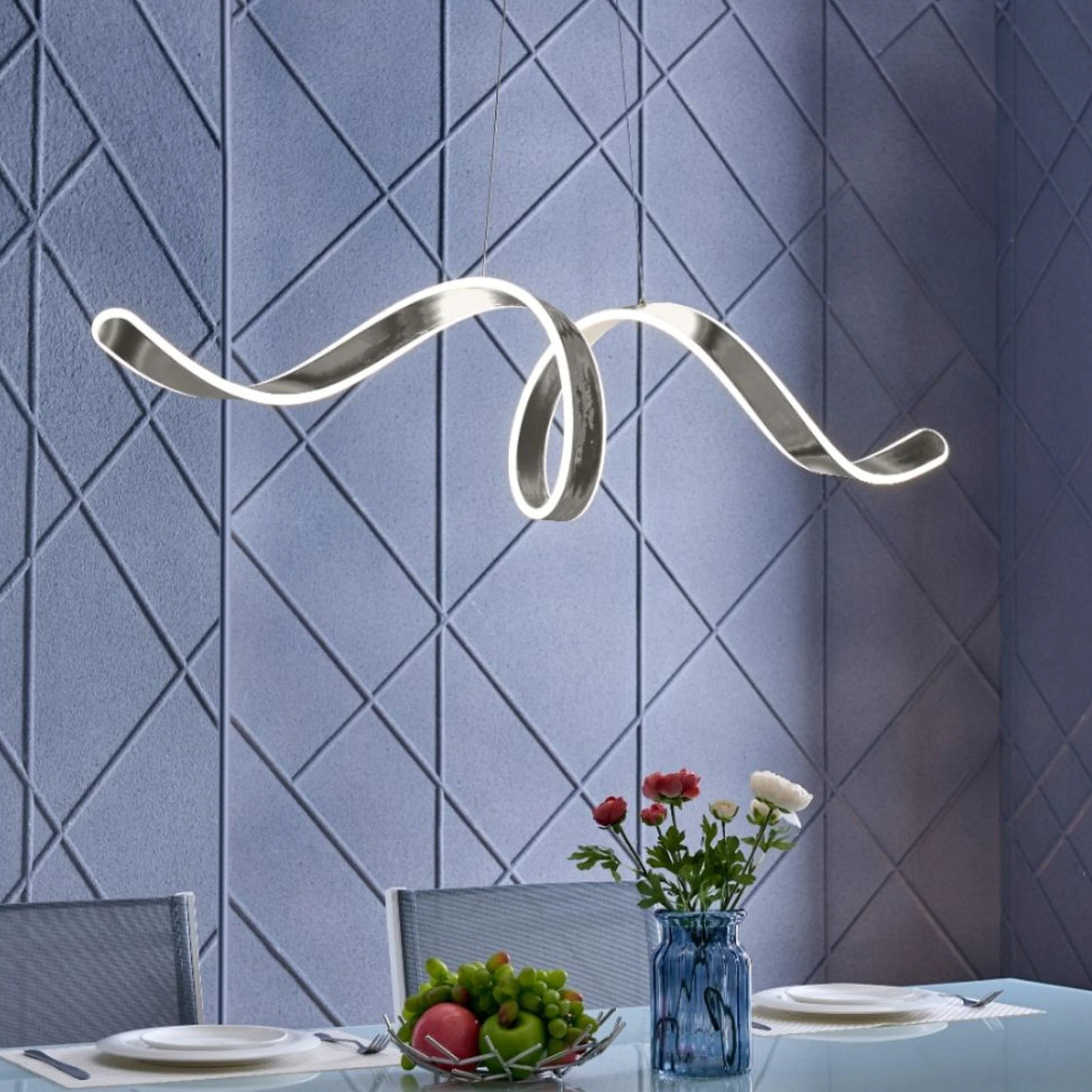 Copenhagen LED Chandelier // Chrome - Image 2