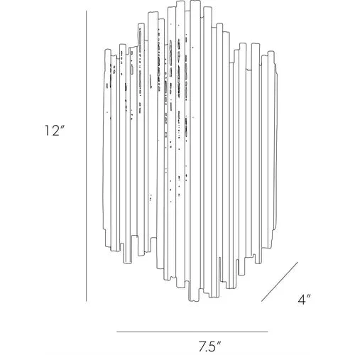 Althely 2 Lights Wall Sconce - Image 4