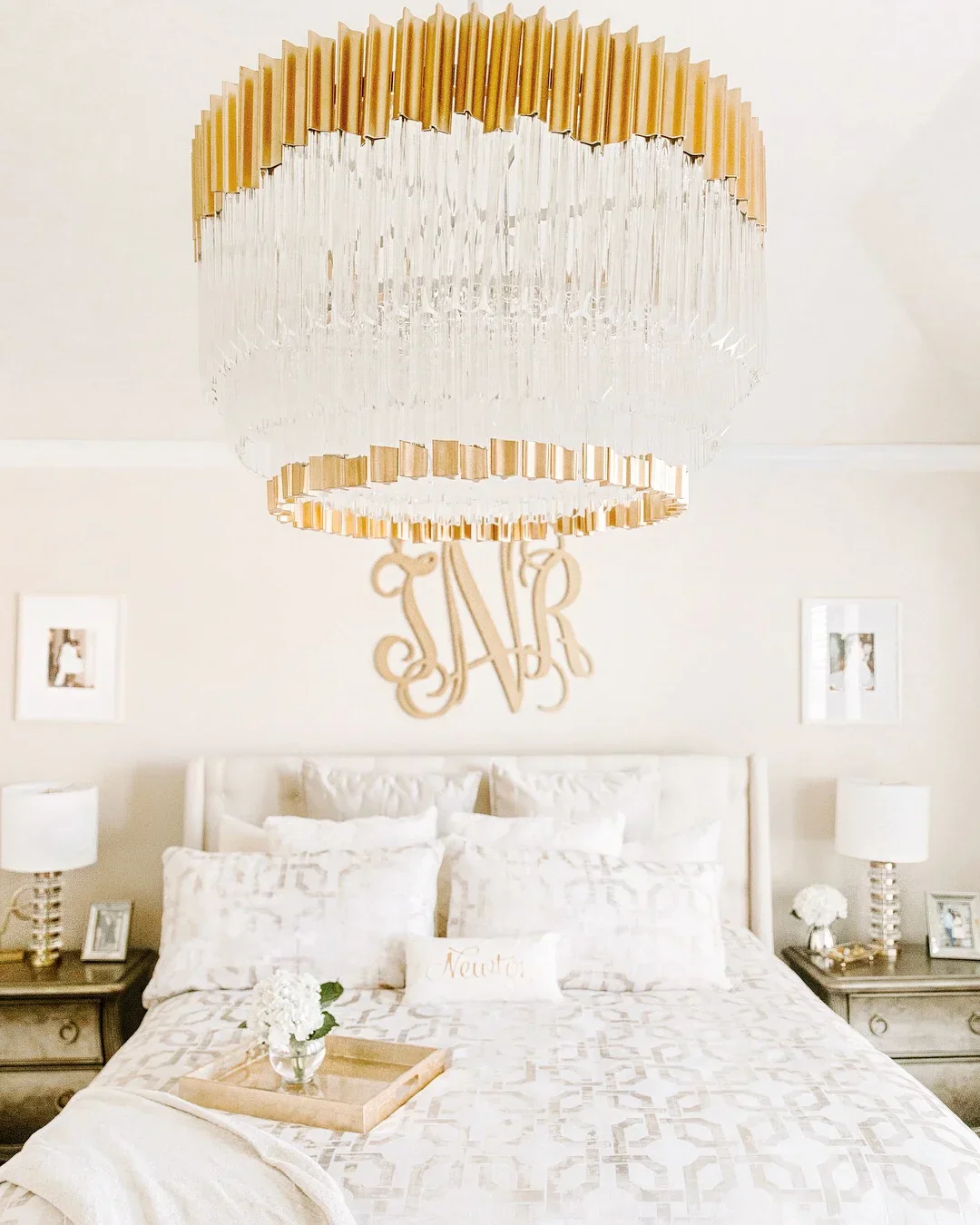 Charisma 10 Light Pendant - Gold Leaf W Polished Stainless - Image 4