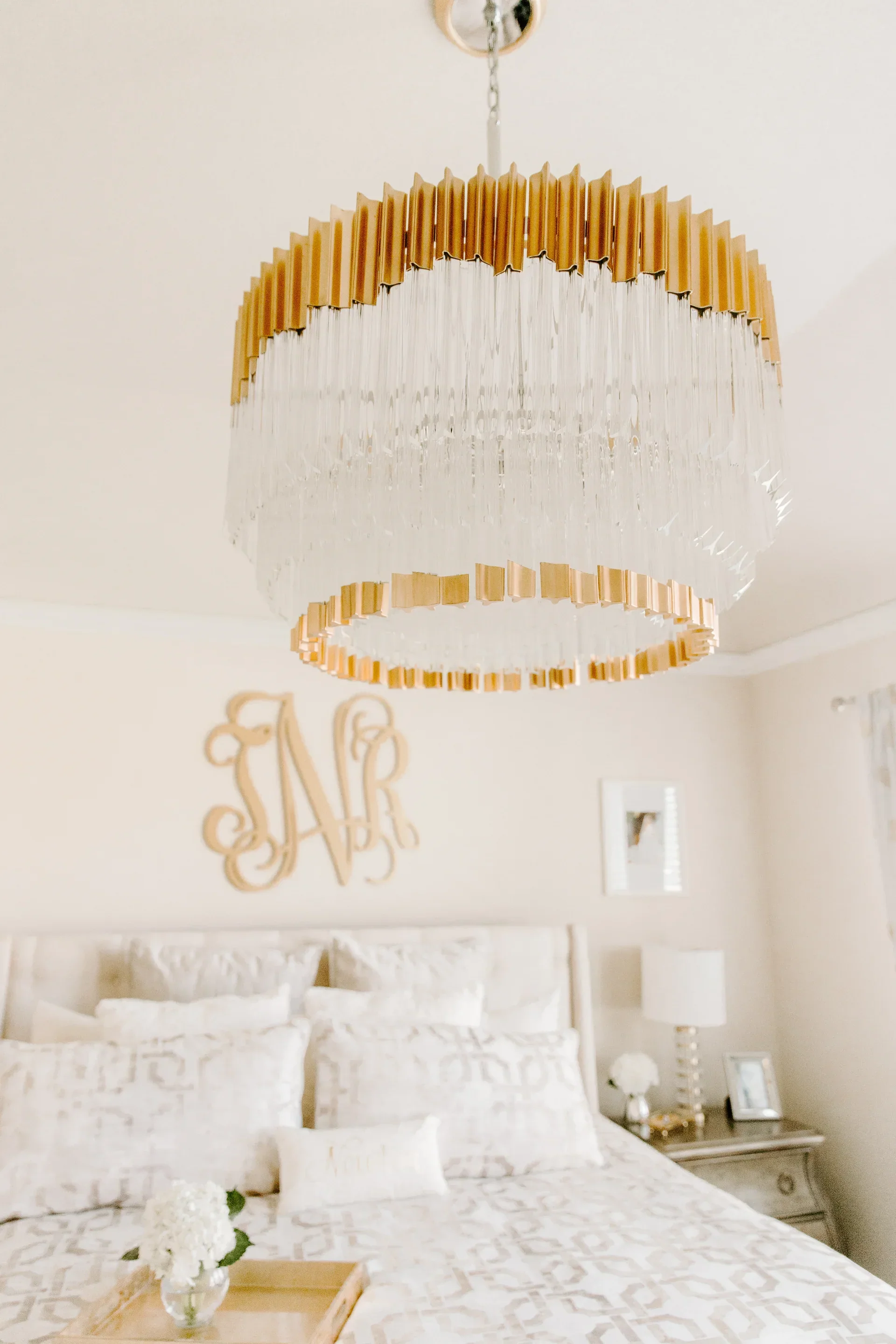 Charisma 10 Light Pendant - Gold Leaf W Polished Stainless - Image 7