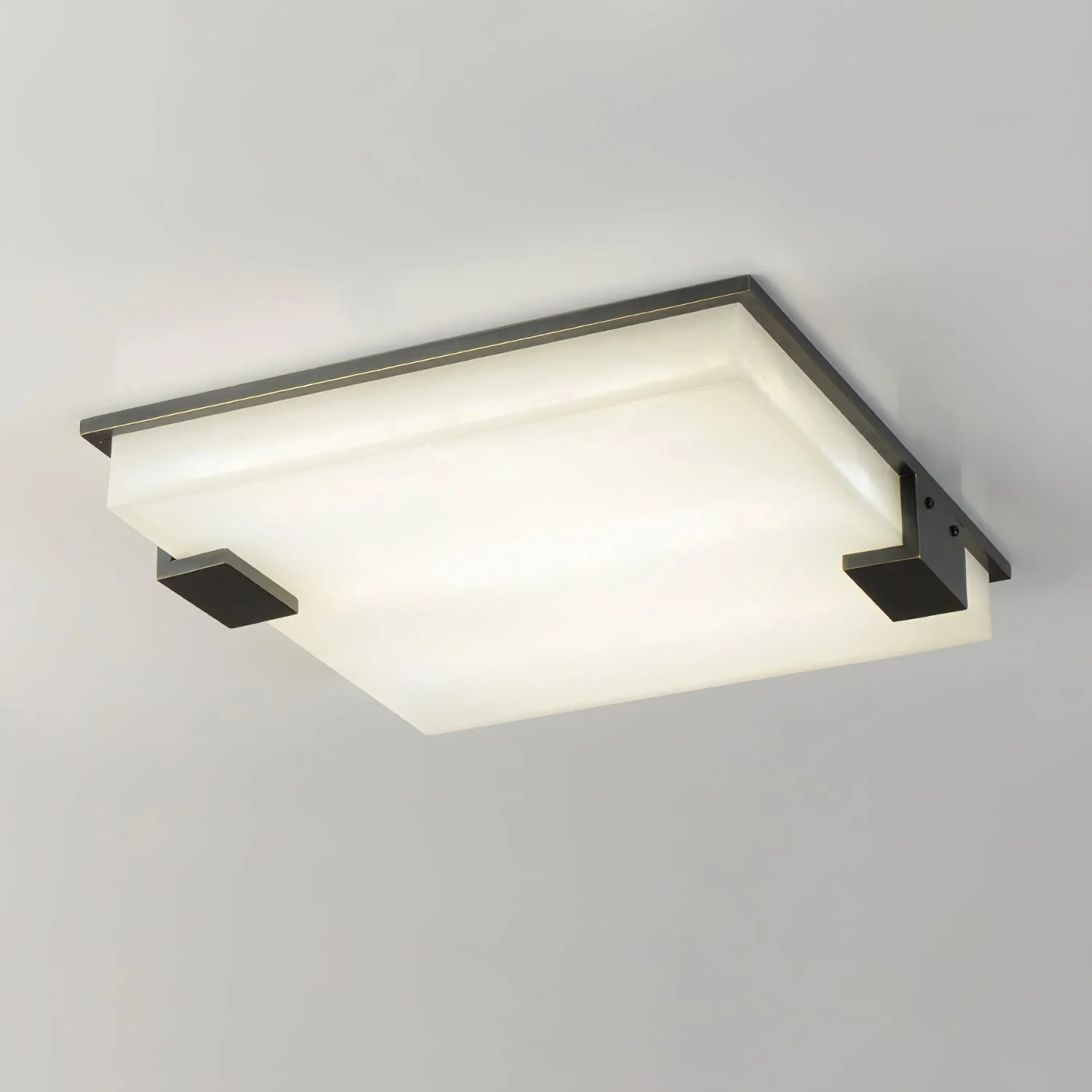 Covet Alabaster Flush Mount Ceiling Light - Image 11