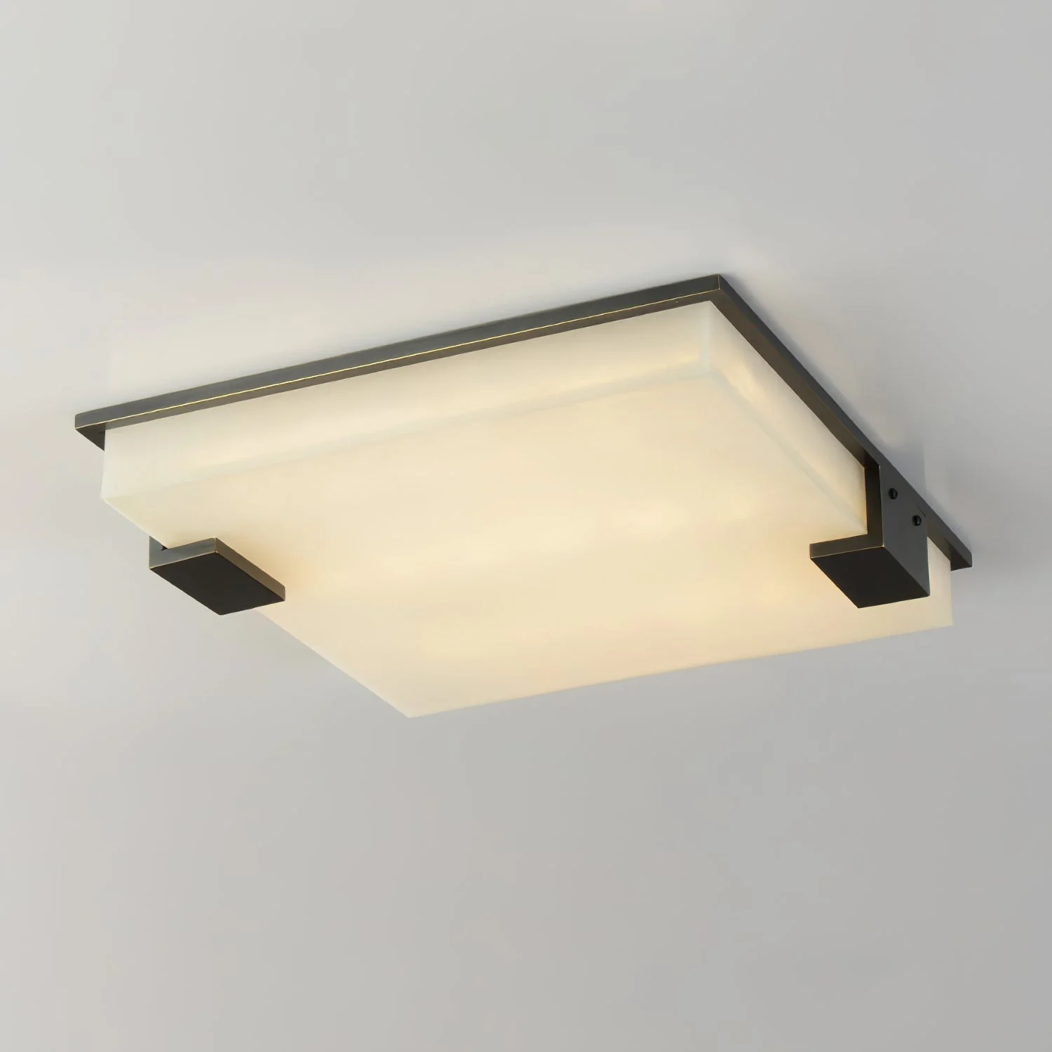 Covet Alabaster Flush Mount Ceiling Light - Image 12