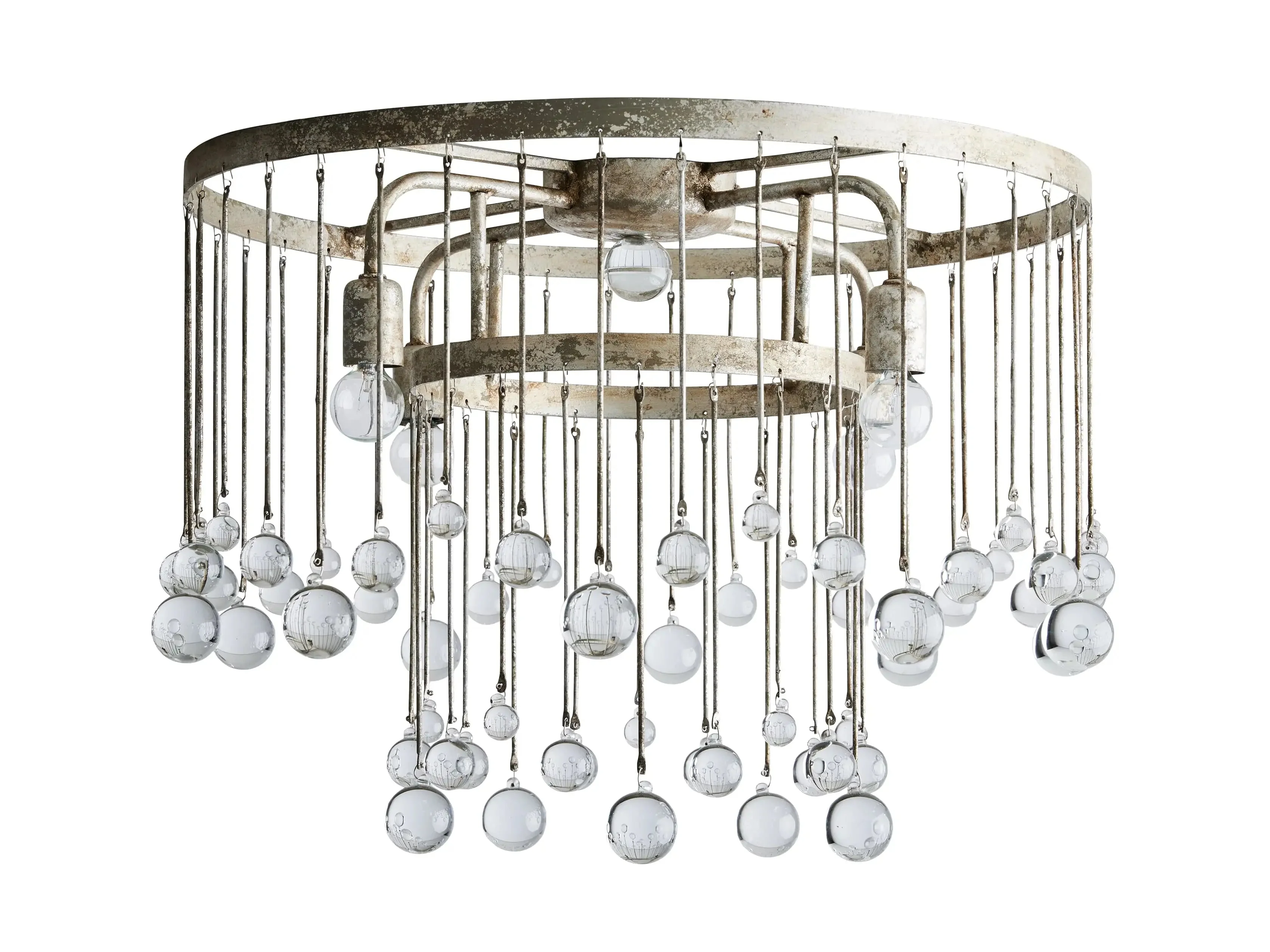 Aubrey Crystal Ball Flushmount Lamp - Image 10