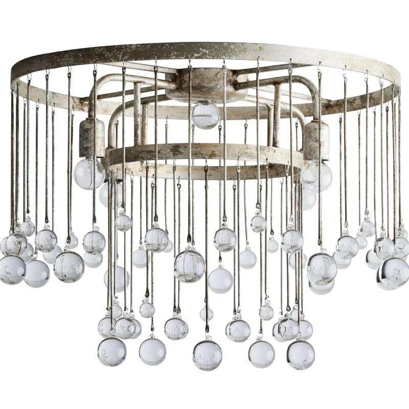 Aubrey Crystal Ball Flushmount Lamp - Image 11