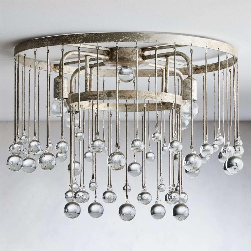 Aubrey Crystal Ball Flushmount Lamp - Image 12