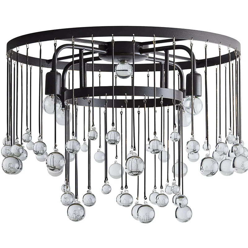 Aubrey Crystal Ball Flushmount Lamp - Image 14