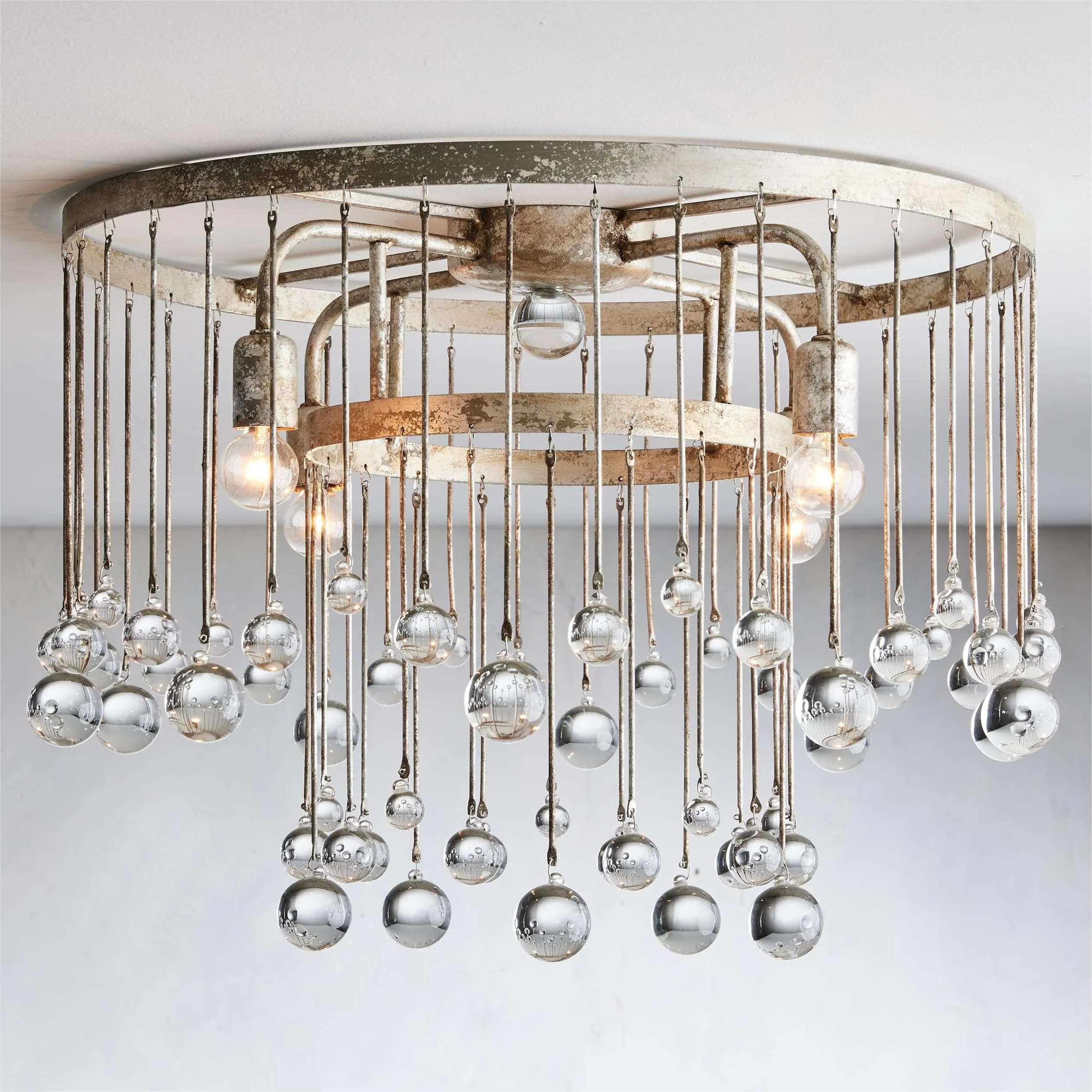 Aubrey Crystal Ball Flushmount Lamp - Image 16