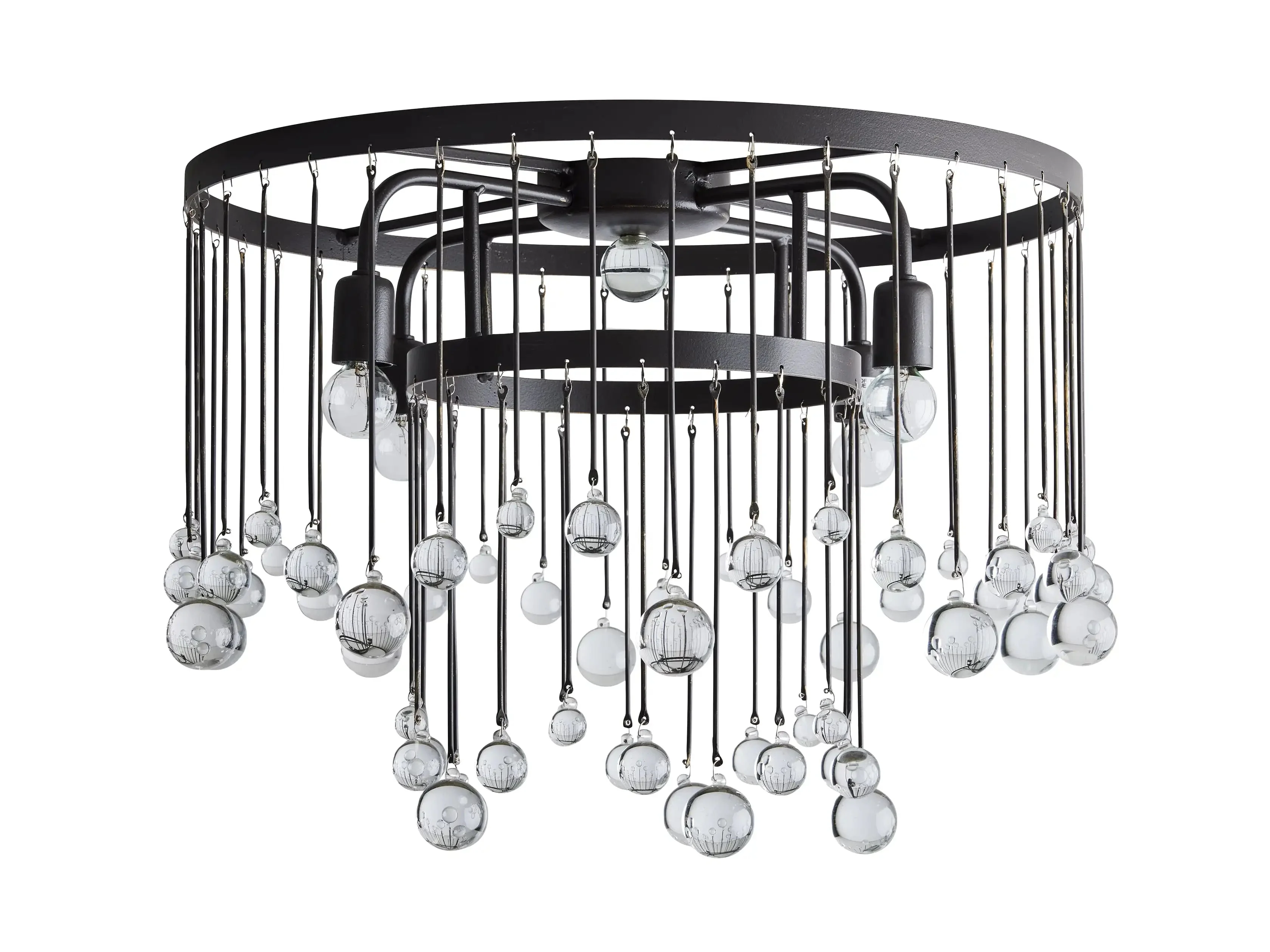 Aubrey Crystal Ball Flushmount Lamp - Image 8