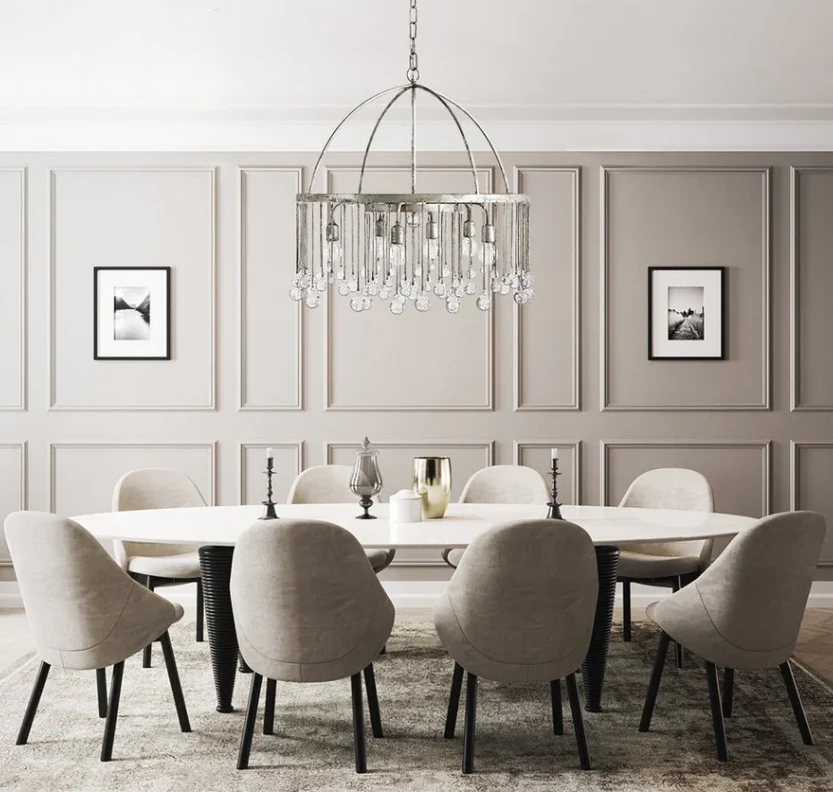 Aubrey Crystal Ball Round Chandelier 5 Light / 8 Light - Image 14