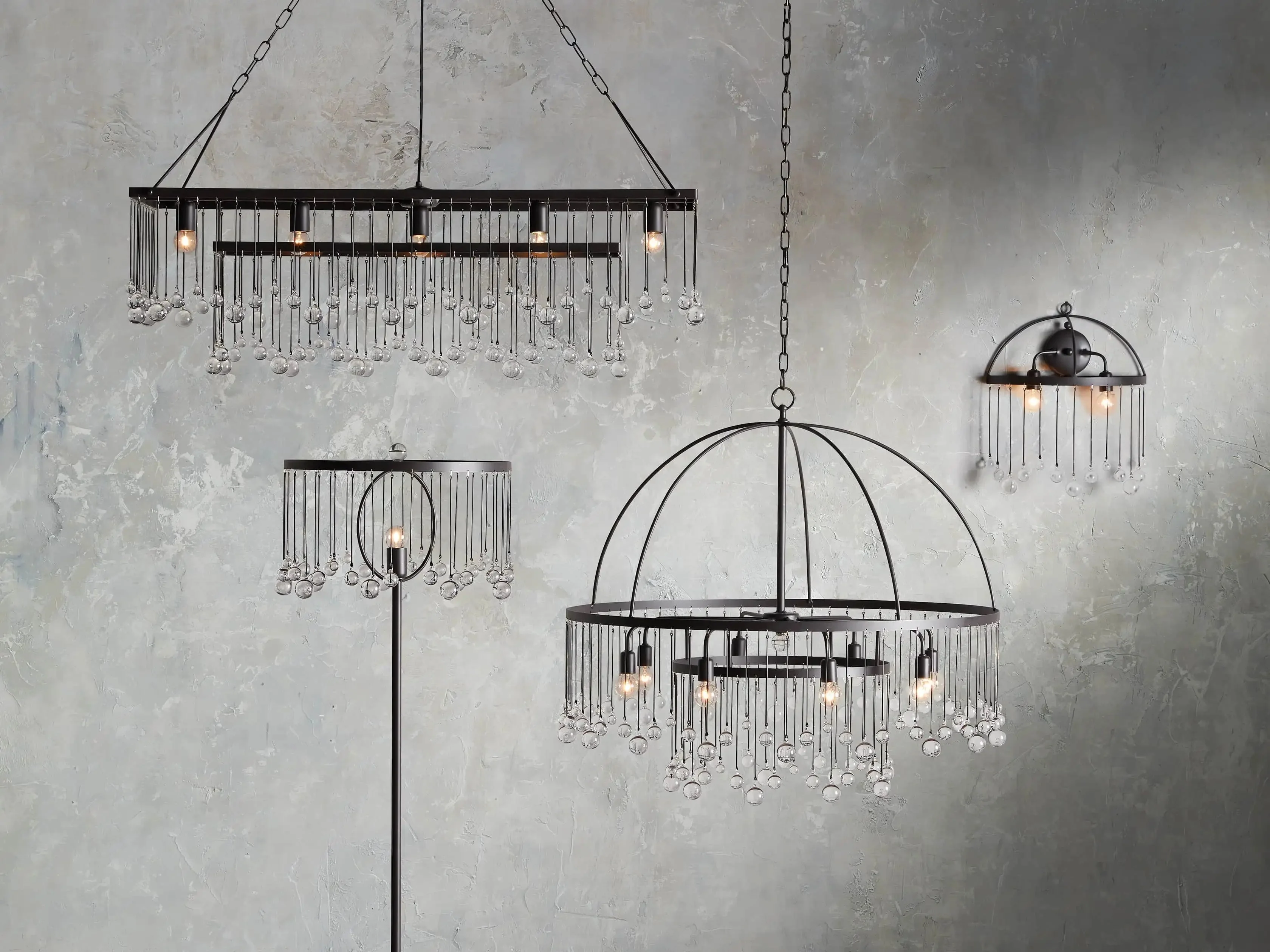 Aubrey Crystal Ball Round Chandelier 5 Light / 8 Light - Image 37