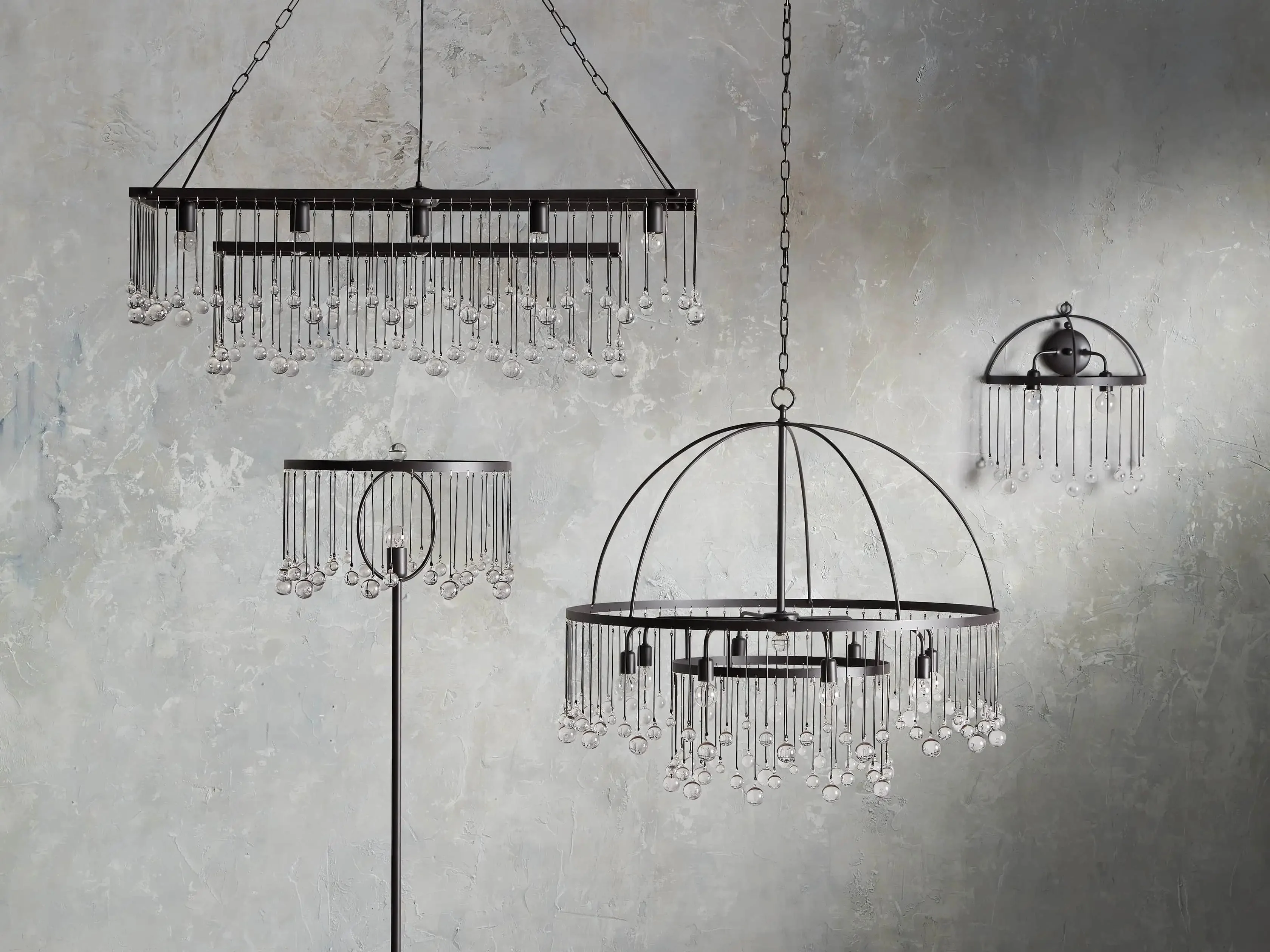 Aubrey Crystal Ball Round Chandelier 5 Light / 8 Light - Image 38