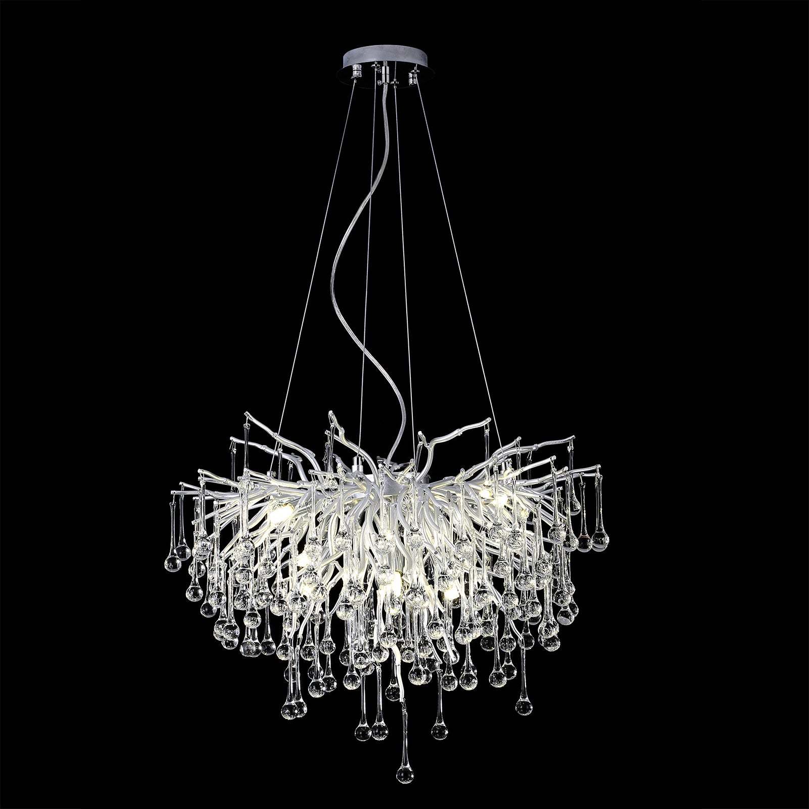 Crystal Branch Raindrop Chandelier - Image 12
