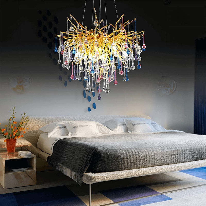 Crystal Branch Raindrop Chandelier - Image 16