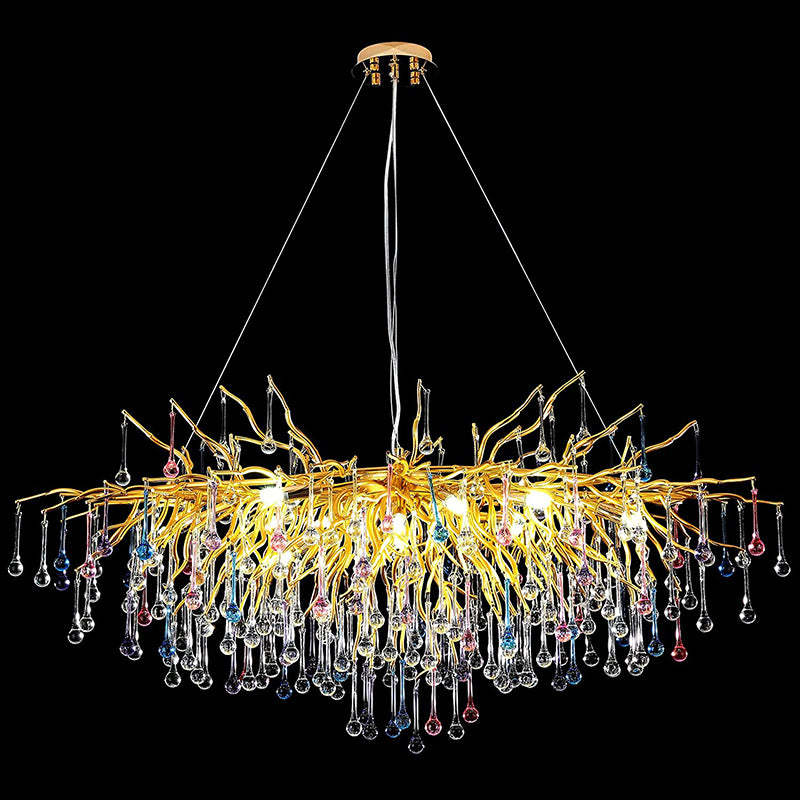 Crystal Branch Raindrop Chandelier - Image 19