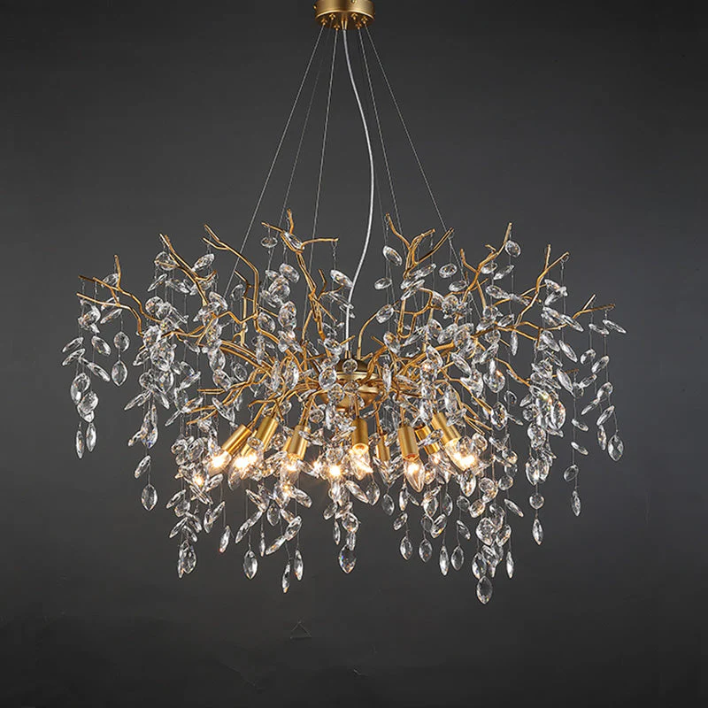 Crystal Raindrop Branch Chandelier 40" - Image 4