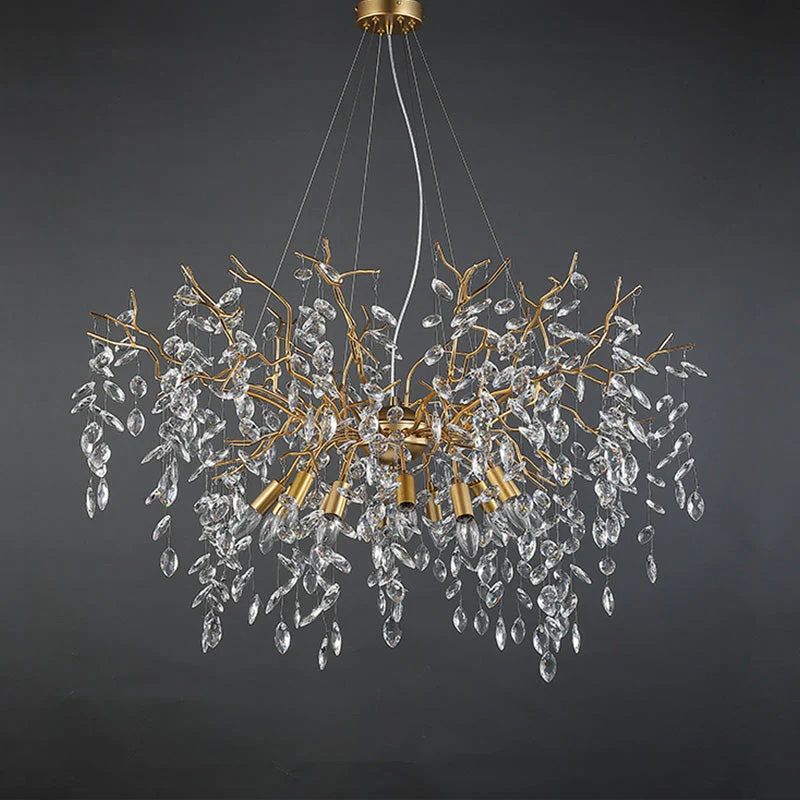 Crystal Raindrop Branch Chandelier 40" - Image 5