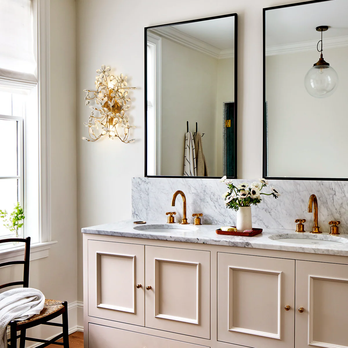 Crystal Flowers Fiore 2-Light Wall Sconce - Image 3