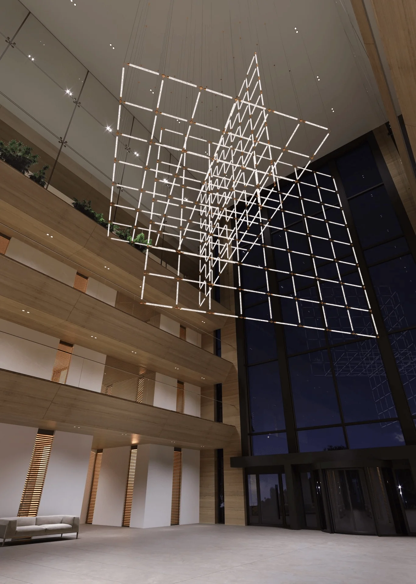 Crystal Grid Customize Chandelier - Image 13