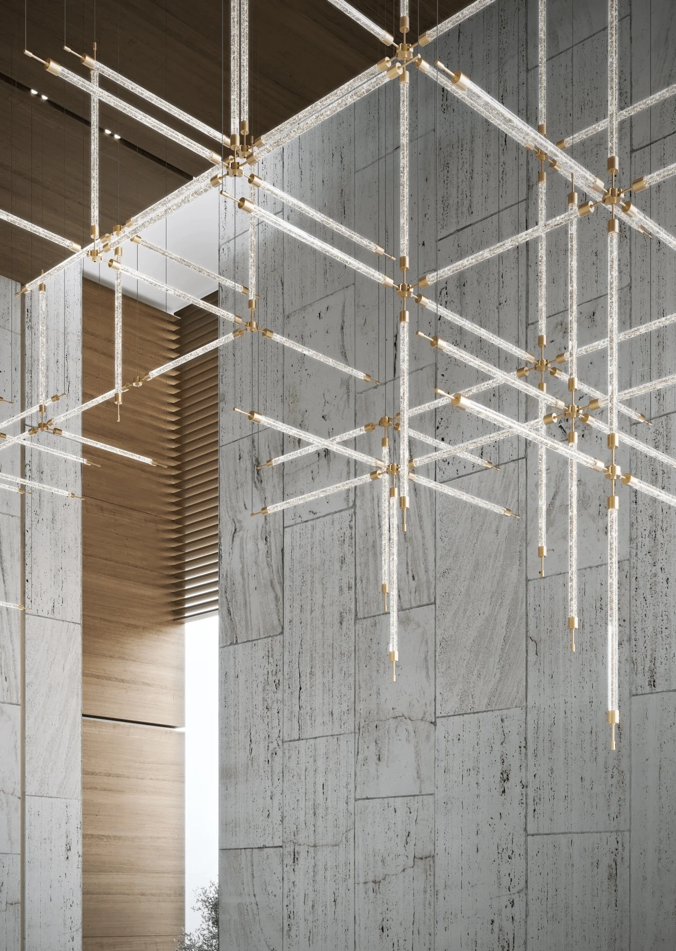 Crystal Grid Customize Chandelier - Image 3