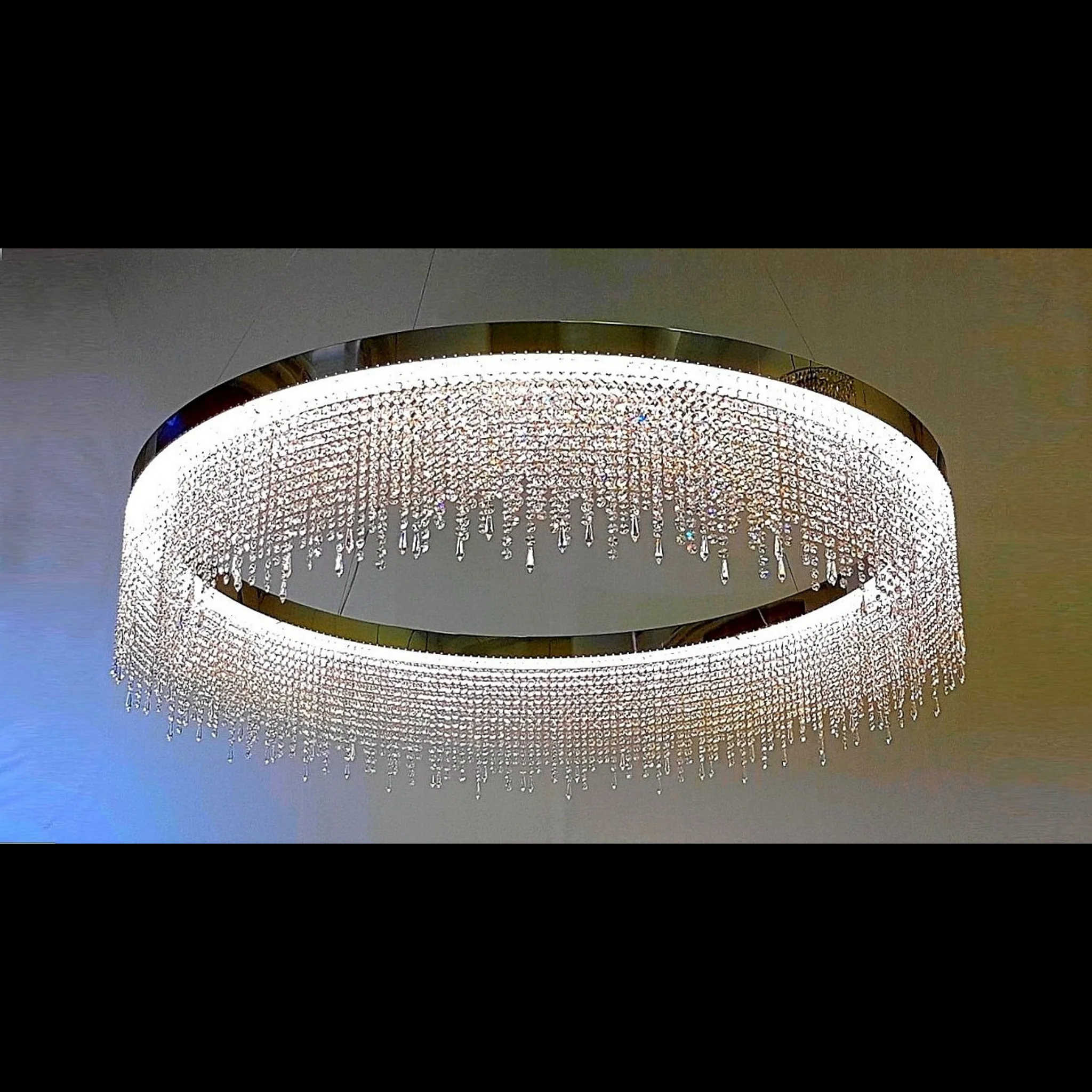 Crystal Rain Modern Glass Chandelier - Luchiante - Image 3