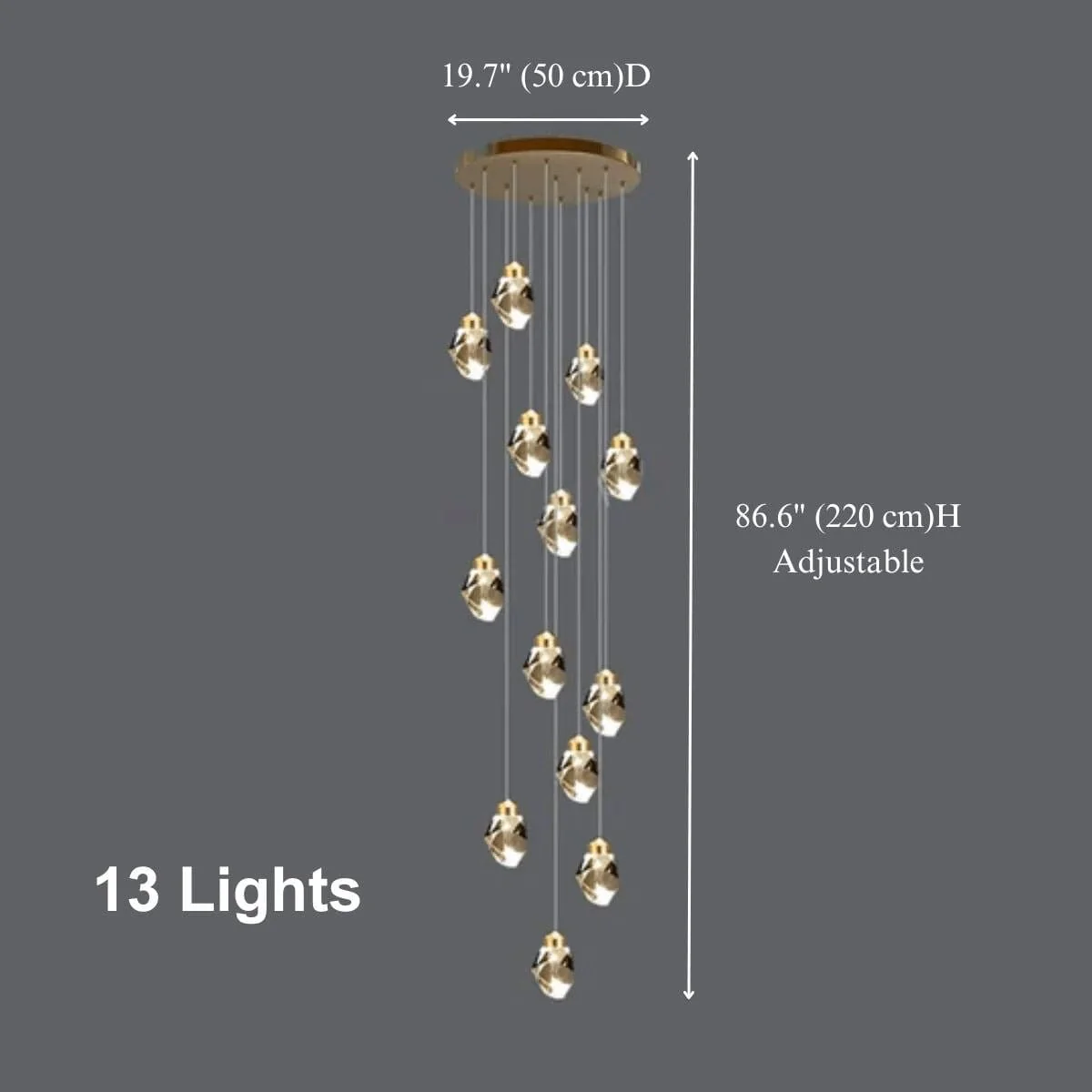Crystal Rock Chandelier(Grand) - Image 22