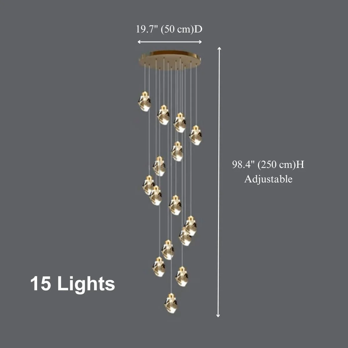 Crystal Rock Chandelier(Grand) - Image 23