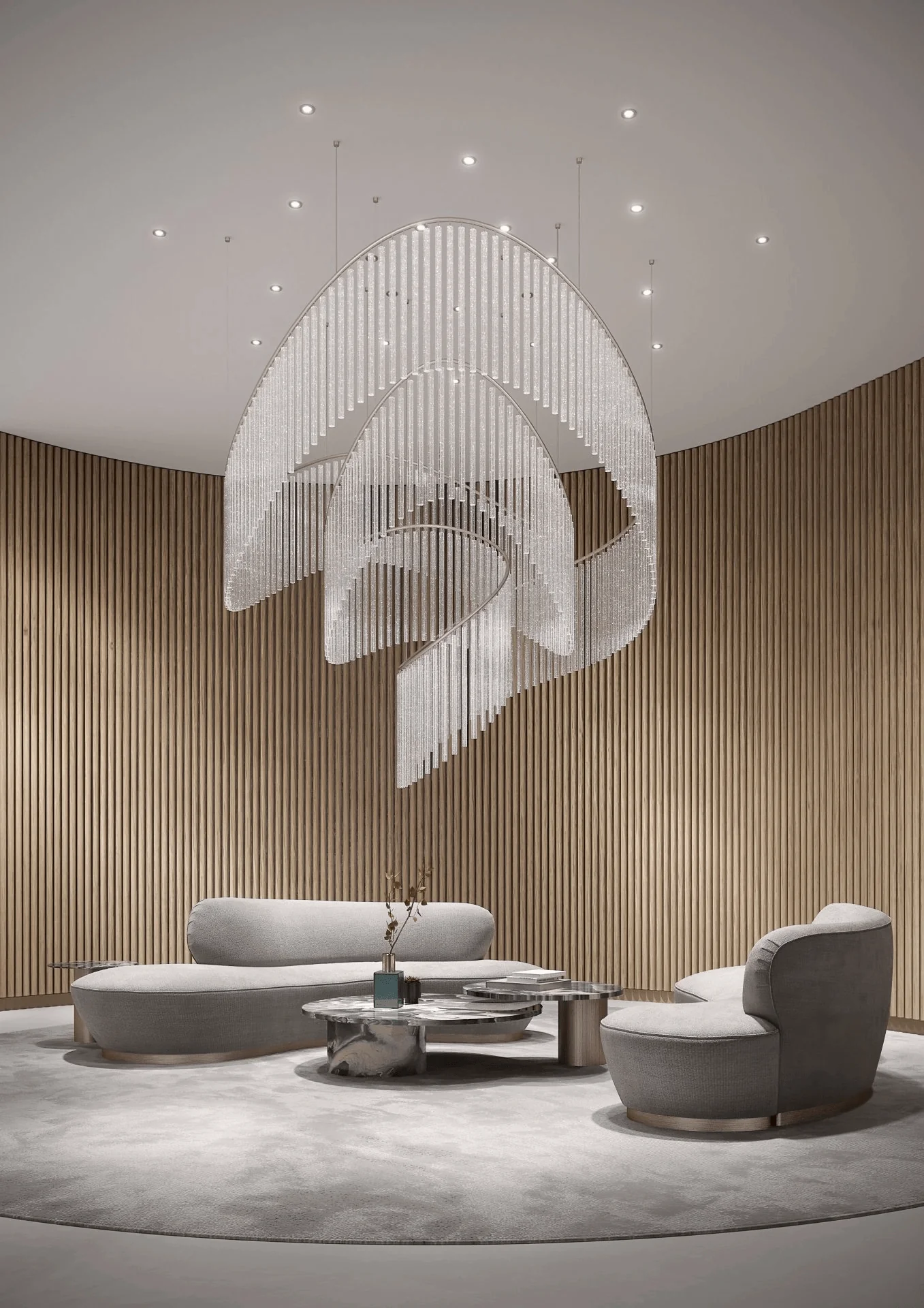 Crystal Spin Customize Chandelier - Image 20