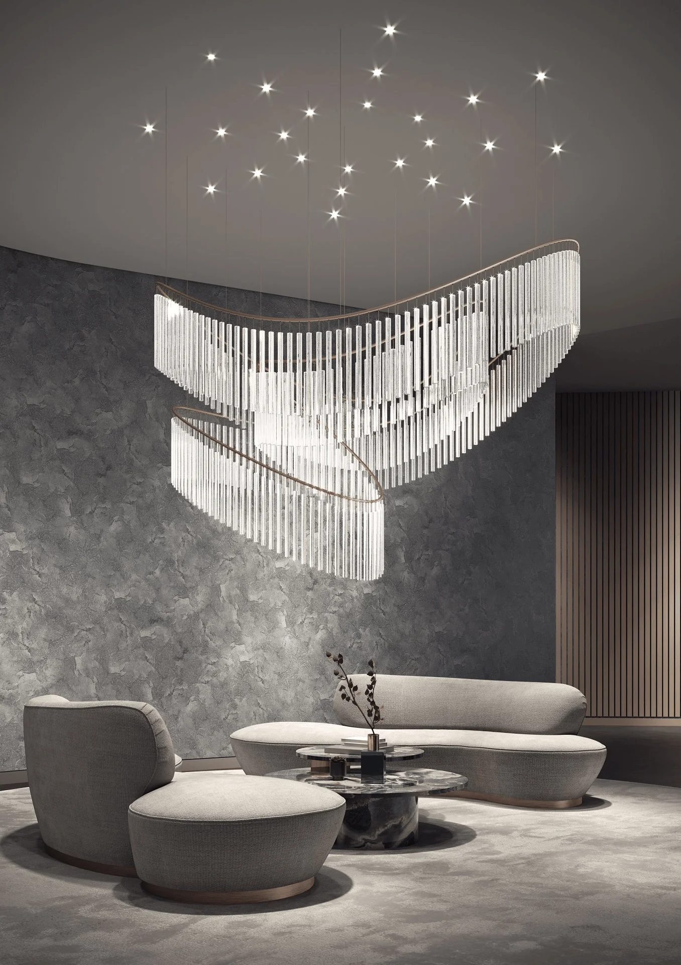 Crystal Spin Customize Chandelier - Image 21