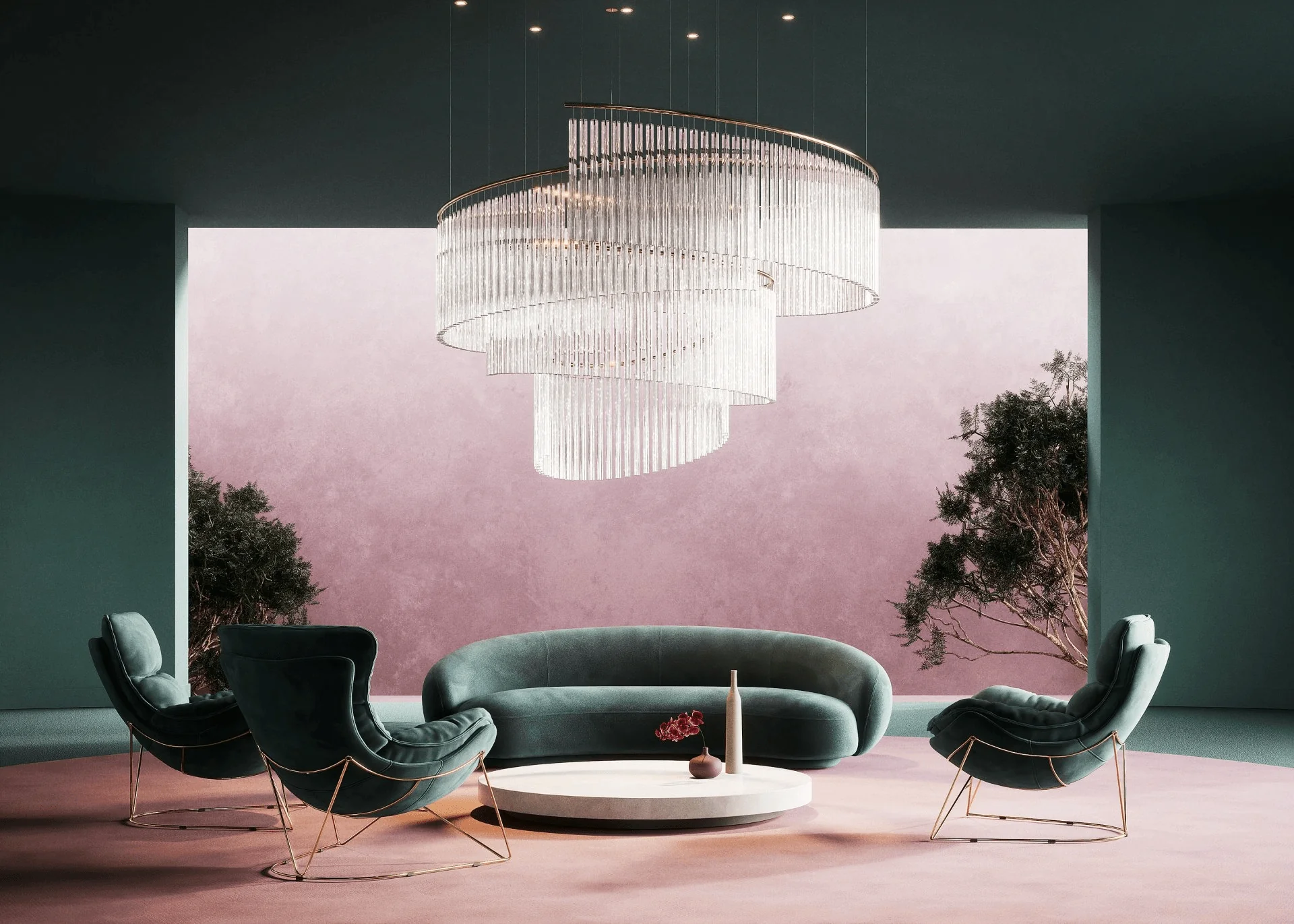 Crystal Spin Customize Chandelier - Image 22