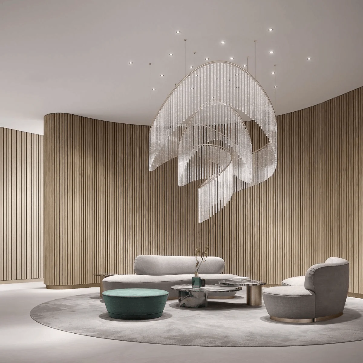 Crystal Spin Customize Chandelier - Image 23