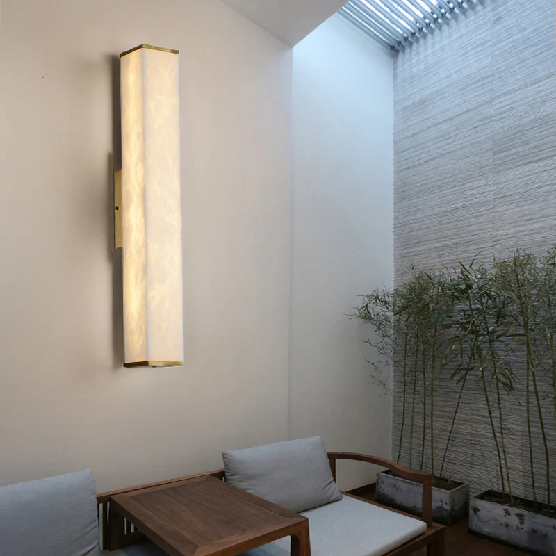 Cuboid Alabaster Wall Light - Image 10