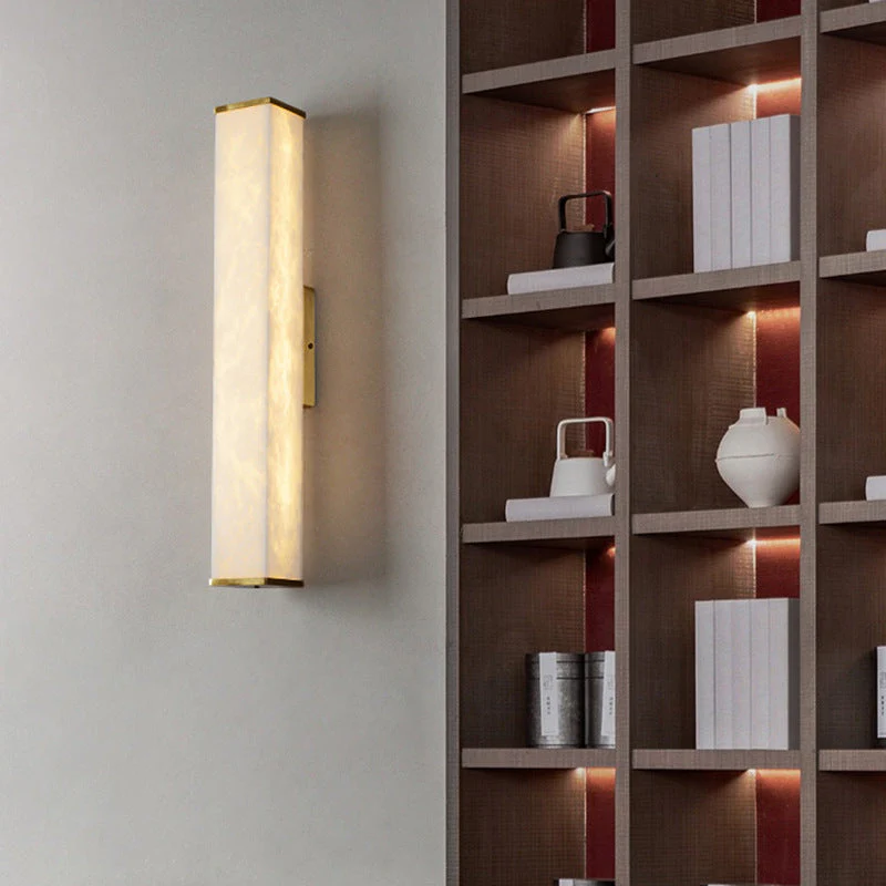 Cuboid Alabaster Wall Light - Image 11