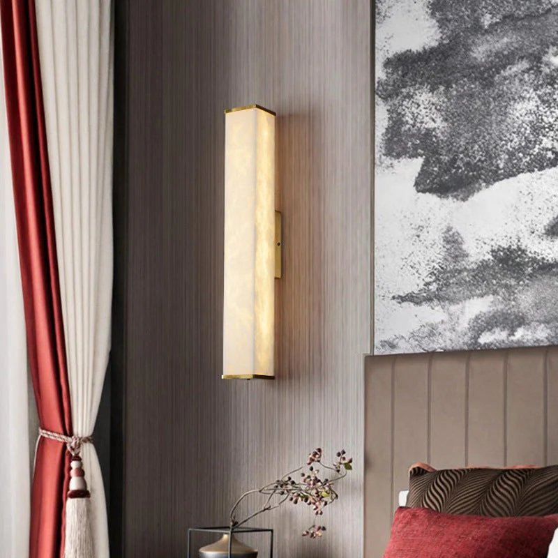 Cuboid Alabaster Wall Light - Image 12