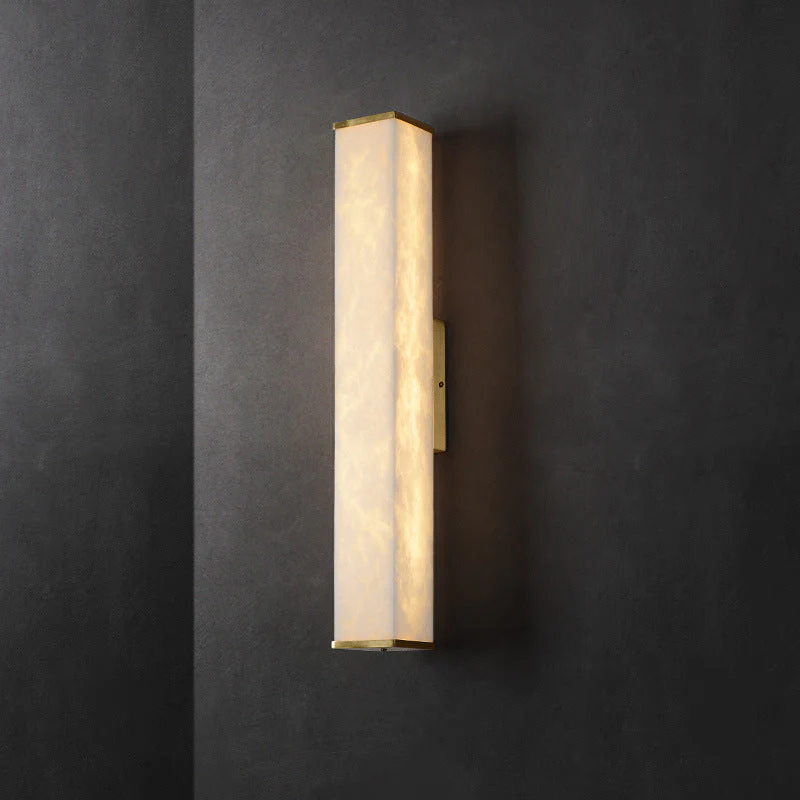 Cuboid Alabaster Wall Light - Image 19