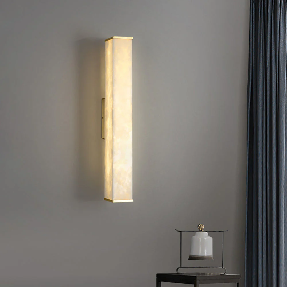 Cuboid Alabaster Wall Light - Image 2