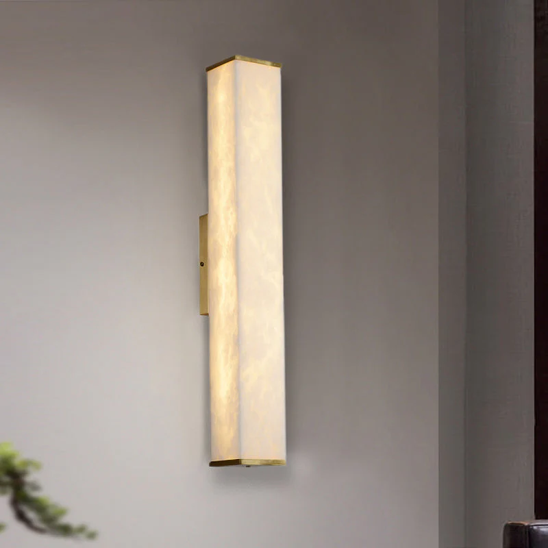 Cuboid Alabaster Wall Light - Image 8