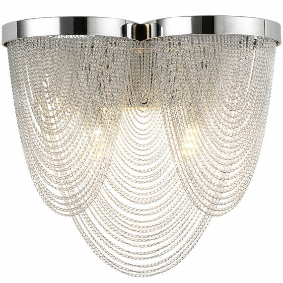 Curt Modern Chain Tassel Wall Sconce - Image 4