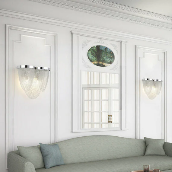Curt Modern Chain Tassel Wall Sconce - Image 7