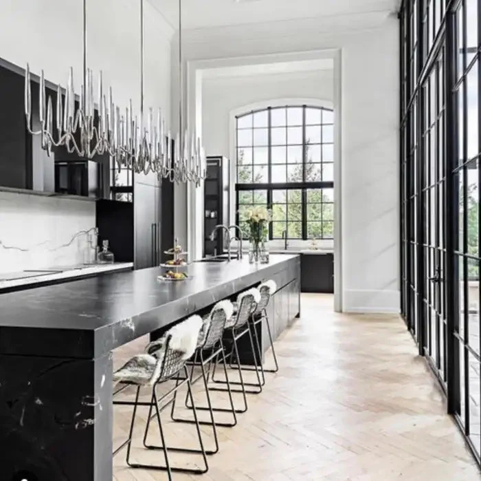 Custom Size Pezzo Crystal Long Chandelier L70'' - Image 11
