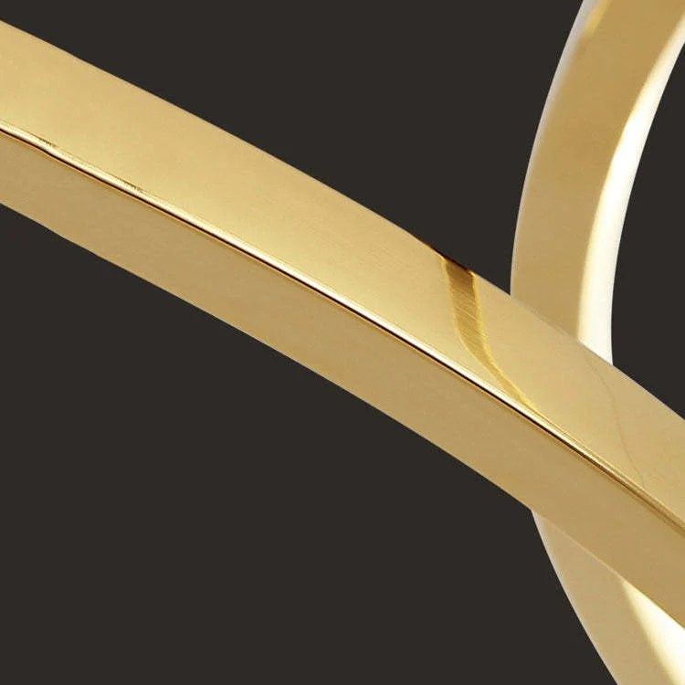 Custome Color Modern Bronze Multi Rings Chandelier - Image 7