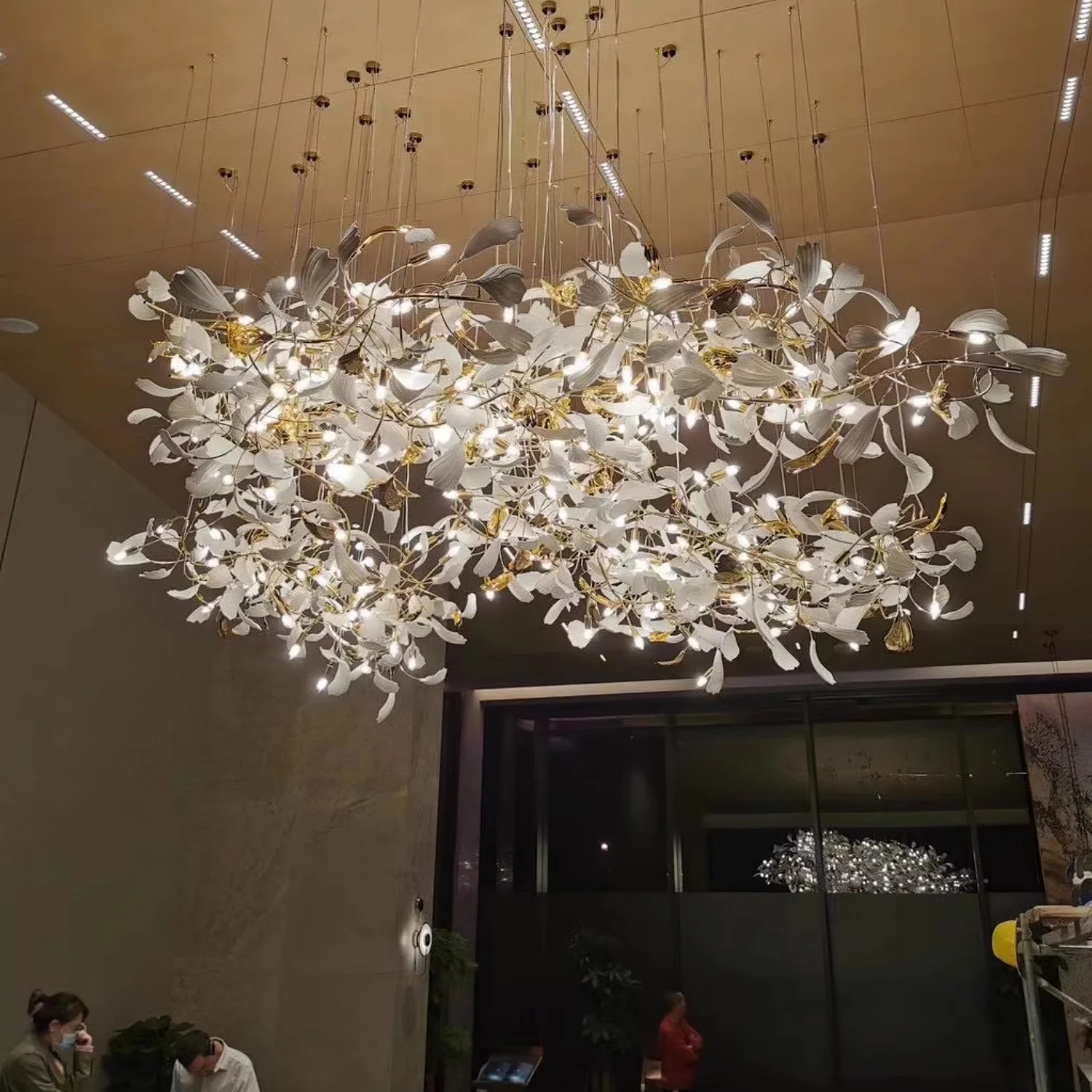 Gingko Leaves Chandelier - Image 10